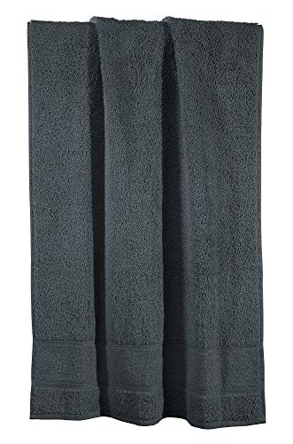 Erwin Müller Handtuch Karlsruhe 100% Baumwolle Schiefer Größe 50x100 cm - extrem saugstark, leicht, flauschig weich, hautschmeichelnd (weitere Farben) von Erwin Müller