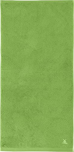 Erwin Müller Handtuch Serie Heidenheim, 100% Baumwolle -apfelgrün Größe 58x120 cm - schnell trocknend und extra saugstark, praktisch durch beidseitige Schlaufen von Erwin Müller
