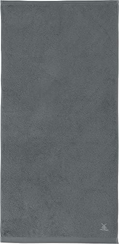 Erwin Müller Handtuch Serie Heidenheim, 100% Baumwolle -grau Größe 58x120 cm - schnell trocknend und extra saugstark, praktisch durch beidseitige Schlaufen von Erwin Müller