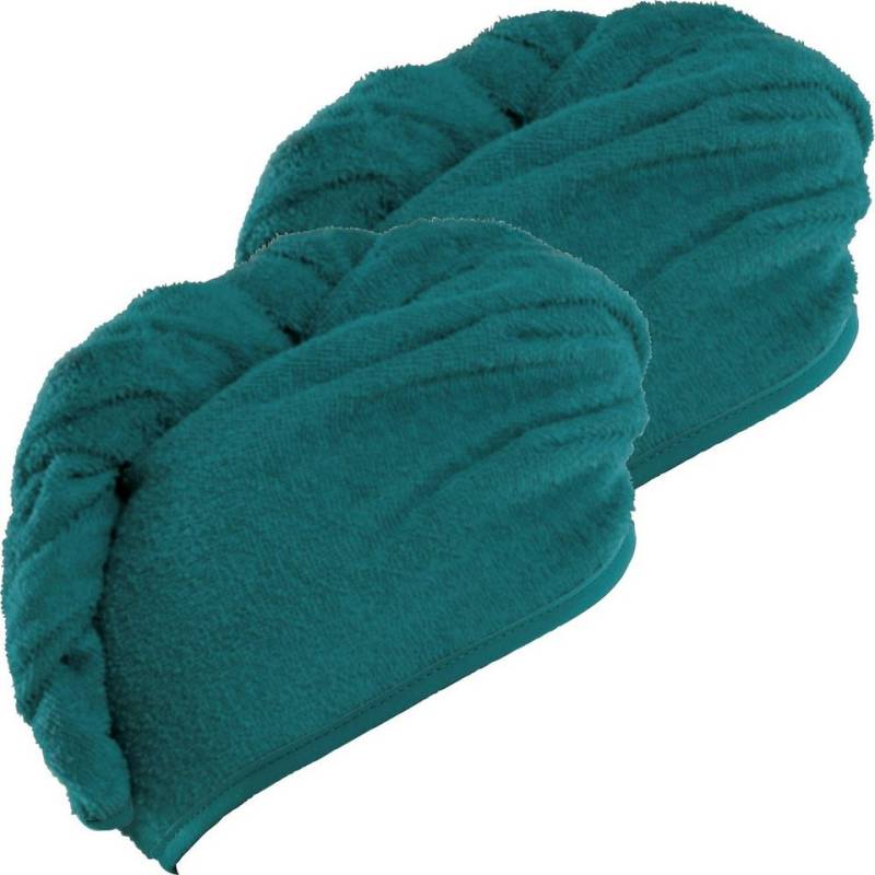 Erwin Müller Handtuch Turban 2er-Pack, Frottier, Microfaser Uni von Erwin Müller