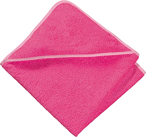Erwin Müller Kapuzenbadetuch pink Größe 80x80 cm, Kapuzenhandtuch Kinder Frottier - schnell trocknend und saugstark Erwin Müller Kapuzenbadetuch pink Größe 80x80 cm, Kapuzenhandtuch Kinder Frottier - schnell trocknend und saugstark von Erwin Müller