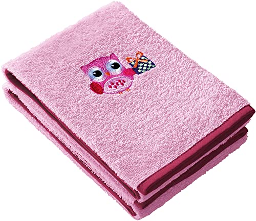 Erwin Müller Kinder Handtuch Frottier 2er-Pack Eule rosa Größe 50x70 cm - saugstark, langlebig, angenehm weich Erwin Müller Kinder Handtuch Frottier 2er-Pack Eule rosa Größe 50x70 cm - saugstark, langlebig, angenehm weich von Erwin Müller