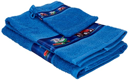 Erwin Müller Kinder Handtuch-Set, Frottier-Set 3-TLG(Blau) von Erwin Müller
