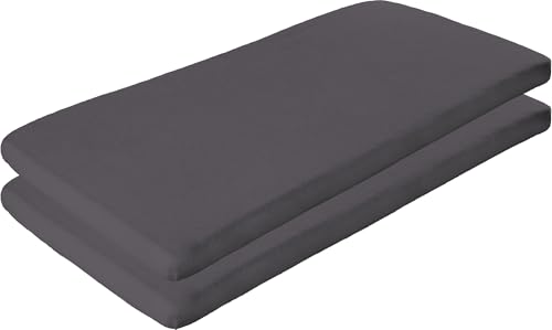 Erwin Müller Kinder-Spannbettlaken 2er-Pack, Spannbetttuch Erding Frottee-Stretch, anthrazit Größe 60x120-70x140 cm - hautsympathisch, kuschelig, Rundumgummi, Liegefläche aus Baumwolle Erwin Müller Kinder-Spannbettlaken 2er-Pack, Spannbetttuch Erding Frottee-Stretch, anthrazit Größe 60x120-70x140 cm - hautsympathisch, kuschelig, Rundumgummi, Liegefläche aus Baumwolle von Erwin Müller