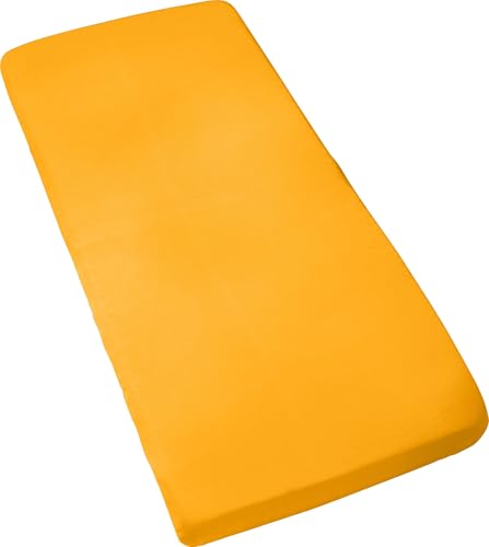 Erwin Müller Kinder-Spannbettlaken Murnau Single-Jersey - gelb Größe 60x120 cm - 70x140 cm - hautfreundlich, atmungsaktiv, bügelfrei, strapazierstark Erwin Müller Kinder-Spannbettlaken Murnau Single-Jersey - gelb Größe 60x120 cm - 70x140 cm - hautfreundlich, atmungsaktiv, bügelfrei, strapazierstark von Erwin Müller