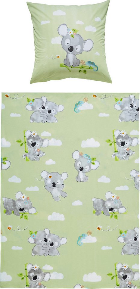 Erwin Müller Kinderbettwäsche Kinder-Bettwäsche "Koala", Renforcé, Tiermotiv Erwin Müller Kinderbettwäsche Kinder-Bettwäsche "Koala", Renforcé, Tiermotiv von Erwin Müller