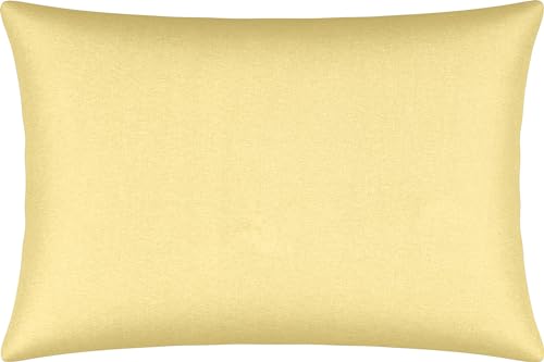 Erwin Müller Kissenbezug, Kissenhülle Single-Jersey Murnau - hellgelb Größe 50x70 cm - bügelfrei, strapazierstark, elastisch, mit Reißverschluss Erwin Müller Kissenbezug, Kissenhülle Single-Jersey Murnau - hellgelb Größe 50x70 cm - bügelfrei, strapazierstark, elastisch, mit Reißverschluss von Erwin Müller