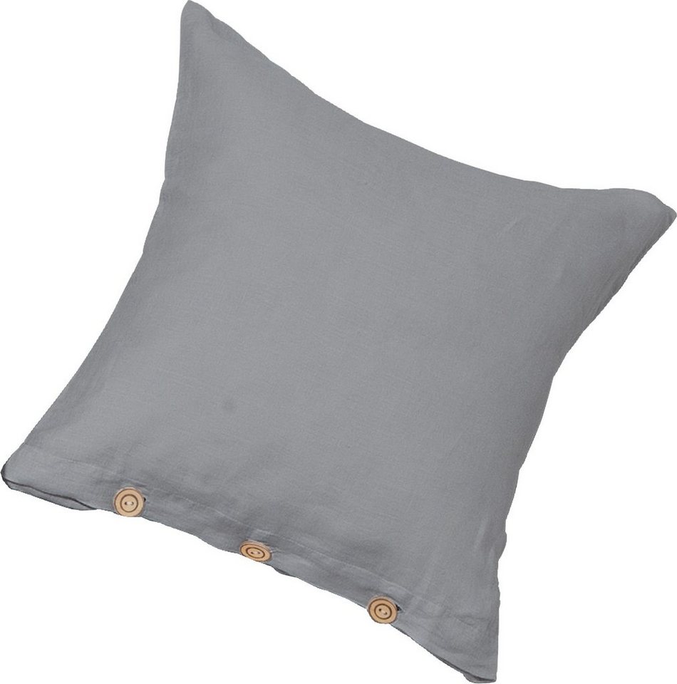 Erwin Müller Kissenbezug Kuschelkissenbezug "Deggendorf", Halbleinen Uni Erwin Müller Kissenbezug Kuschelkissenbezug "Deggendorf", Halbleinen Uni von Erwin Müller