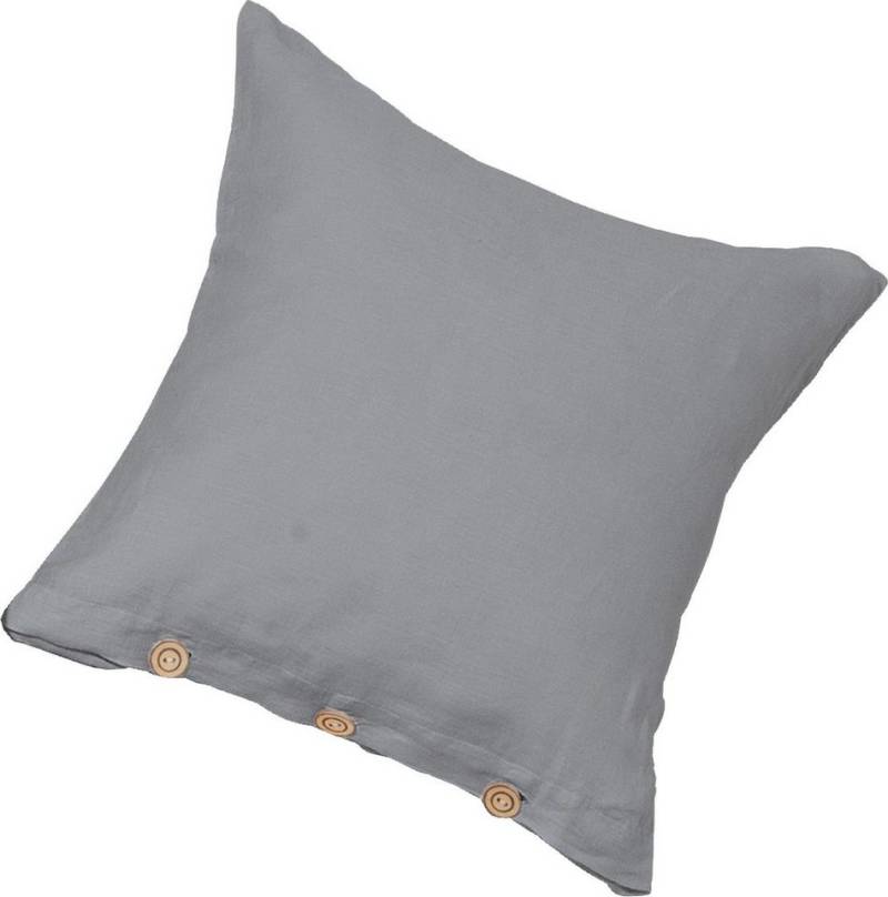 Erwin Müller Kissenbezug Kuschelkissenbezug "Deggendorf", Halbleinen Uni von Erwin Müller