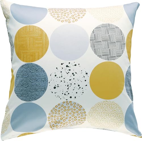 Erwin Müller Kissenbezug Mako-Satin Ocker-Silber-weiß Größe 80x80 cm Erwin Müller Kissenbezug Mako-Satin Ocker-Silber-weiß Größe 80x80 cm von Erwin Müller