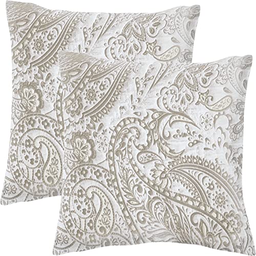 Erwin Müller Kissenhülle 2er-Pack Taupe Größe 40x40 cm von Erwin Müller