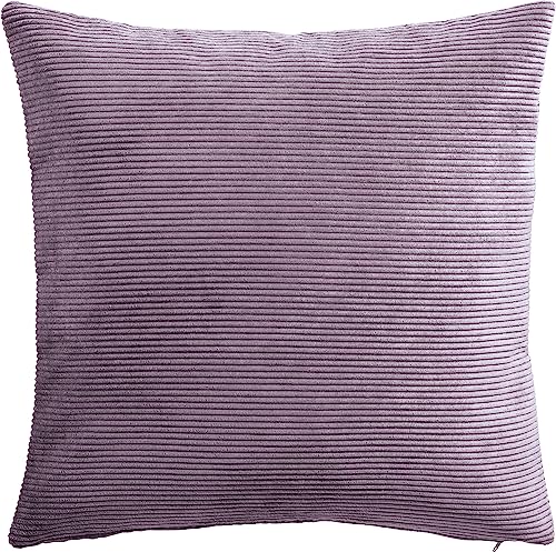 Erwin Müller Kissenhülle Glasgow Cord Lavendel Größe 40x40 cm von Erwin Müller
