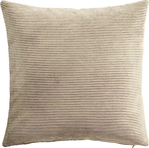 Erwin Müller Kissenhülle Glasgow Cord Sand Größe 40x40 cm von Erwin Müller