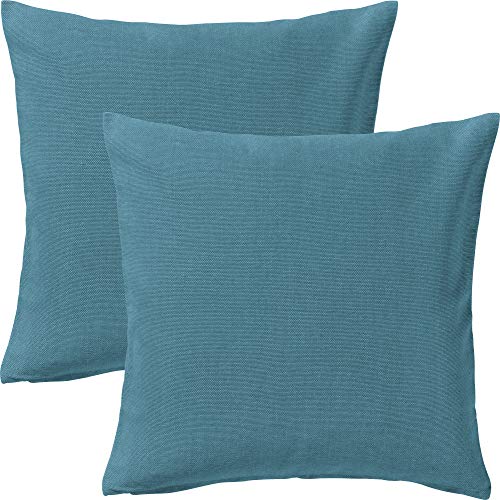 Erwin Müller Kissenhülle London 2er-Pack Baumwolle türkis Größe 40x40 cm Erwin Müller Kissenhülle London 2er-Pack Baumwolle türkis Größe 40x40 cm von Erwin Müller
