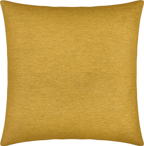 Erwin Müller Kissenhülle York Chenille Curry Größe 40x40 cm von Erwin Müller