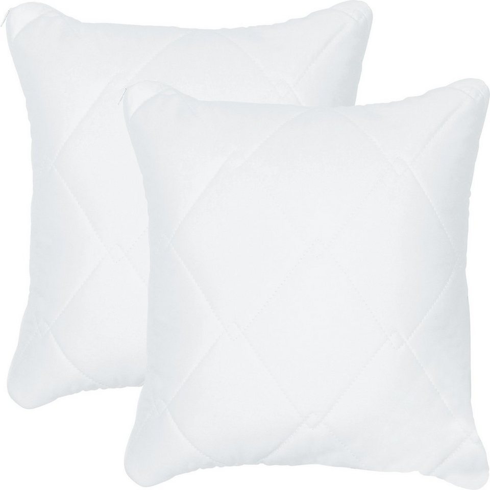 Erwin Müller Kopfkissen Kuschelkissen "Kairo" 2er-Pack, Füllung: Farbe, Textilfaser Uni Erwin Müller Kopfkissen Kuschelkissen "Kairo" 2er-Pack, Füllung: Farbe, Textilfaser Uni von Erwin Müller