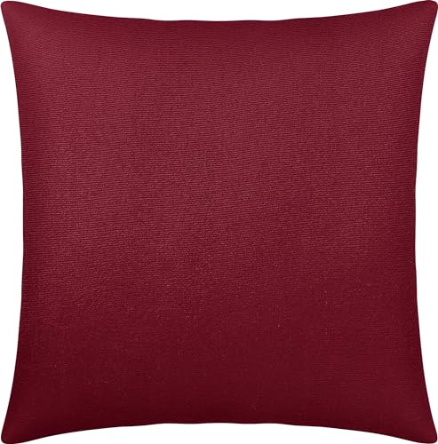 Erwin Müller Kuschelkissenbezug, Kissenhülle Nürnberg Doppel-Jersey, weinrot Größe 40x40 cm - strapazierfest, temperaturausgleichend, mit Reißverschluss Erwin Müller Kuschelkissenbezug, Kissenhülle Nürnberg Doppel-Jersey, weinrot Größe 40x40 cm - strapazierfest, temperaturausgleichend, mit Reißverschluss von Erwin Müller