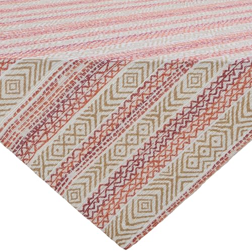 Erwin Müller Mitteldecke Jacquard Ethno-Muster rot-Taupe Größe 85x85 cm - strapazierfähig und formbeständig, besonders langlebig, bügelfrei Erwin Müller Mitteldecke Jacquard Ethno-Muster rot-Taupe Größe 85x85 cm - strapazierfähig und formbeständig, besonders langlebig, bügelfrei von Erwin Müller