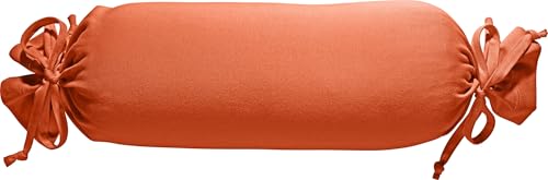 Erwin Müller Nackenrollenbezug Memmingen Interlock-Jersey apfelsine Größe 40x15 cm Ø - formstabil, faltenfrei, anschmiegsam, mit Bindeband Erwin Müller Nackenrollenbezug Memmingen Interlock-Jersey apfelsine Größe 40x15 cm Ø - formstabil, faltenfrei, anschmiegsam, mit Bindeband von Erwin Müller