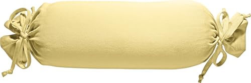 Erwin Müller Nackenrollenbezug Memmingen Interlock-Jersey hellgelb Größe 40x15 cm Ø - formstabil, faltenfrei, anschmiegsam, mit Bindeband Erwin Müller Nackenrollenbezug Memmingen Interlock-Jersey hellgelb Größe 40x15 cm Ø - formstabil, faltenfrei, anschmiegsam, mit Bindeband von Erwin Müller