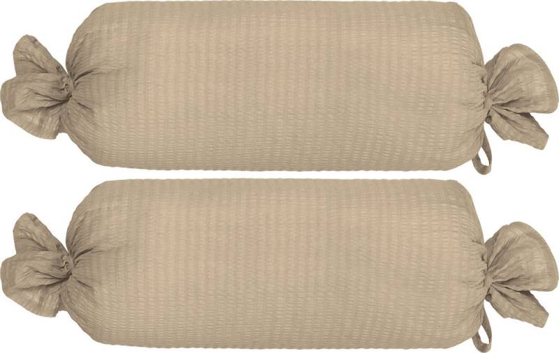 Erwin Müller Nackenrollenbezug Nackenrollenbezug "Wertingen" 2er-Pack, Uni von Erwin Müller