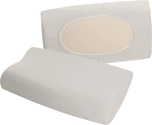 Erwin Müller Nackenstützkissenbezug Nürnberg Doppel-Jersey, Silber Größe 35x50 cm - sehr strapazierfest, temperaturausgleichend, mit Rundumgummizug von Erwin Müller