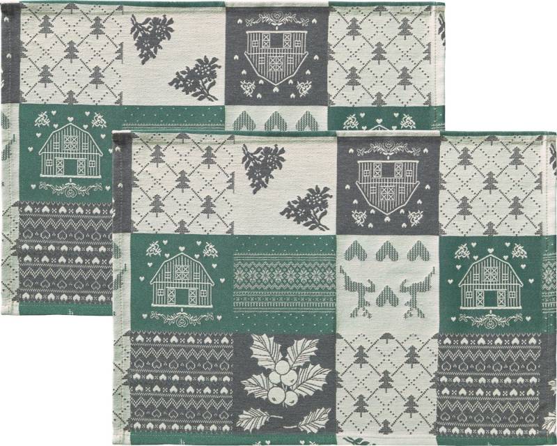 Erwin Müller Platzset Tischset 2er-Pack, (2-St), Motiv von Erwin Müller