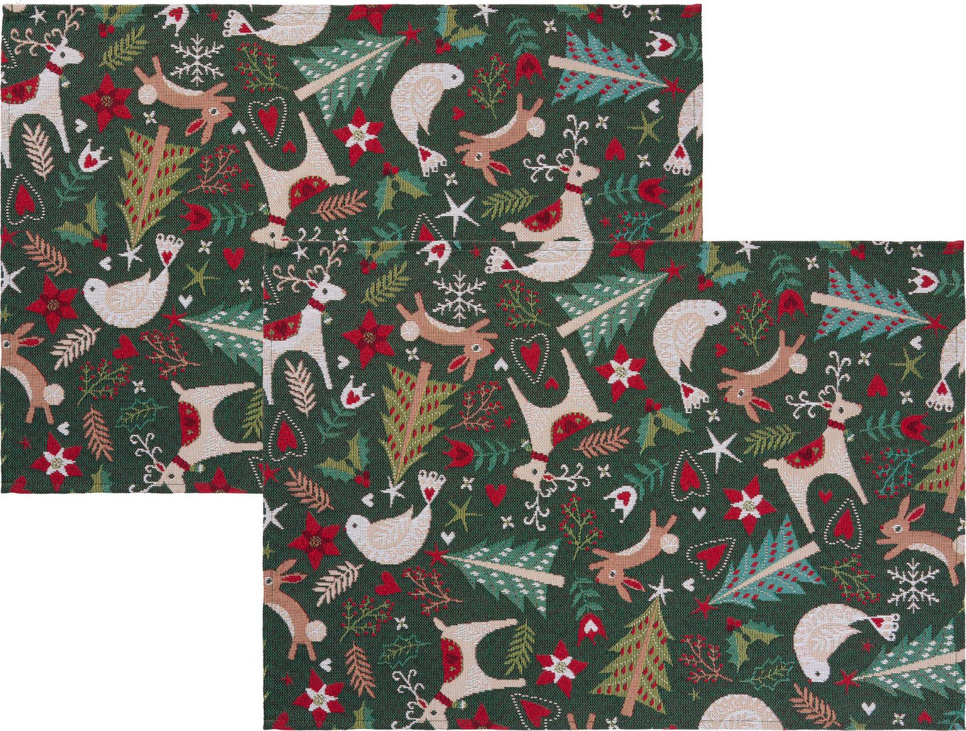 Erwin Müller Platzset Tischset 2er-Pack, Gobelin Motiv von Erwin Müller