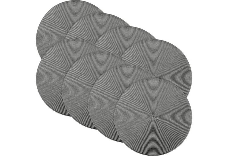 Erwin Müller Platzset Tischset "Amadora" 8er-Pack, Uni von Erwin Müller