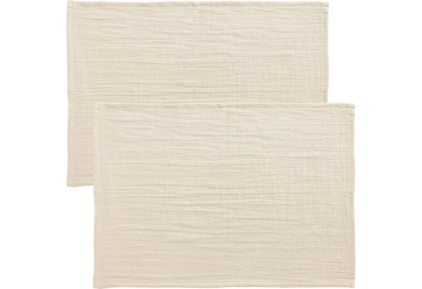Erwin Müller Platzset Tischset "Arona" 2er-Pack, Musselin Uni von Erwin Müller
