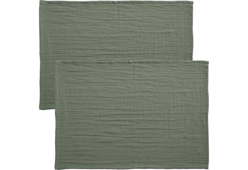 Erwin Müller Platzset Tischset "Arona" 2er-Pack, (2-St), Musselin Uni von Erwin Müller
