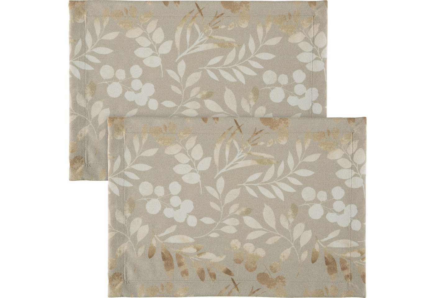 Erwin Müller Platzset Tischset "Blätter" 2er-Pack, fleckabweisend Ranke Erwin Müller Platzset Tischset "Blätter" 2er-Pack, fleckabweisend Ranke von Erwin Müller