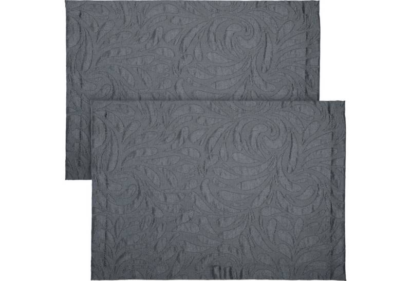 Erwin Müller Platzset Tischset "Cadiz" 2er-Pack, (2-St), bügelfrei Uni von Erwin Müller