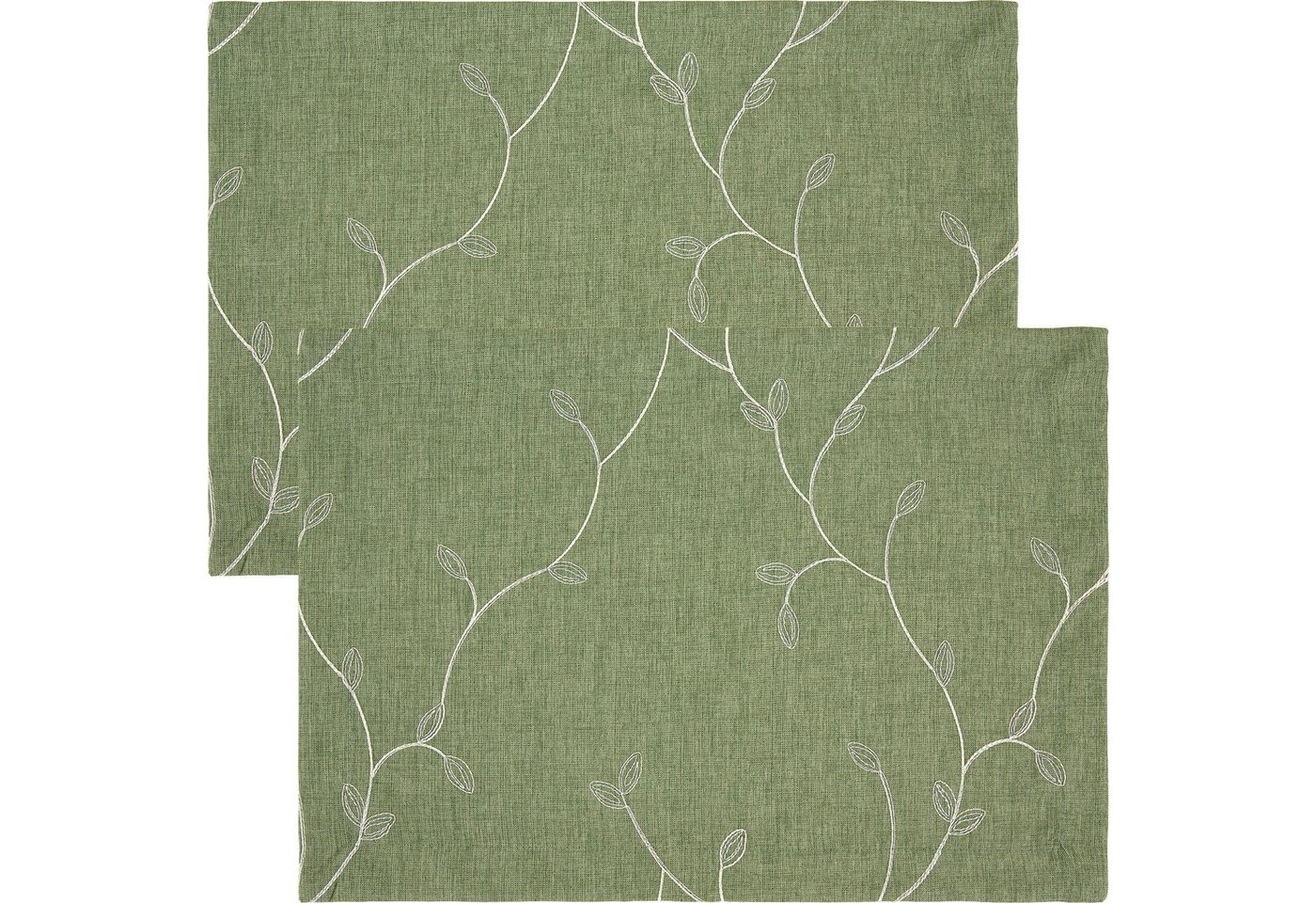 Erwin Müller Platzset Tischset "Girona" 2er-Pack, Ranke von Erwin Müller