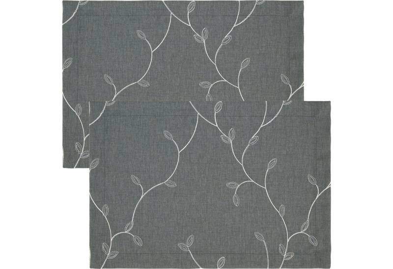 Erwin Müller Platzset Tischset "Girona" 2er-Pack, Ranke von Erwin Müller