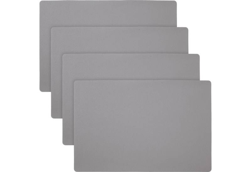 Erwin Müller Platzset Tischset "Lagoa" 4er-Pack, Uni von Erwin Müller