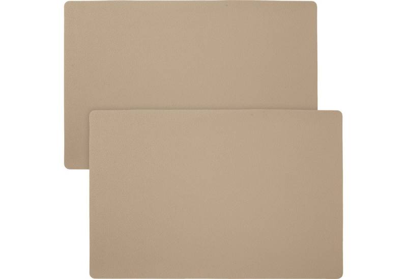 Erwin Müller Platzset Tischset "Lagoa" 2er-Pack, Uni von Erwin Müller