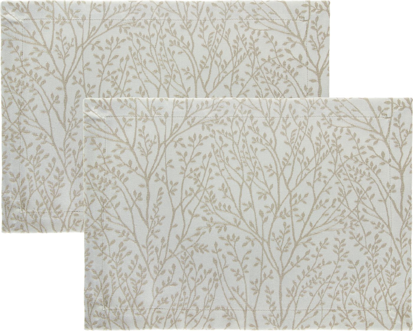 Erwin Müller Platzset Tischset "Malaga" 2er-Pack, fleckabweisend Ranke von Erwin Müller