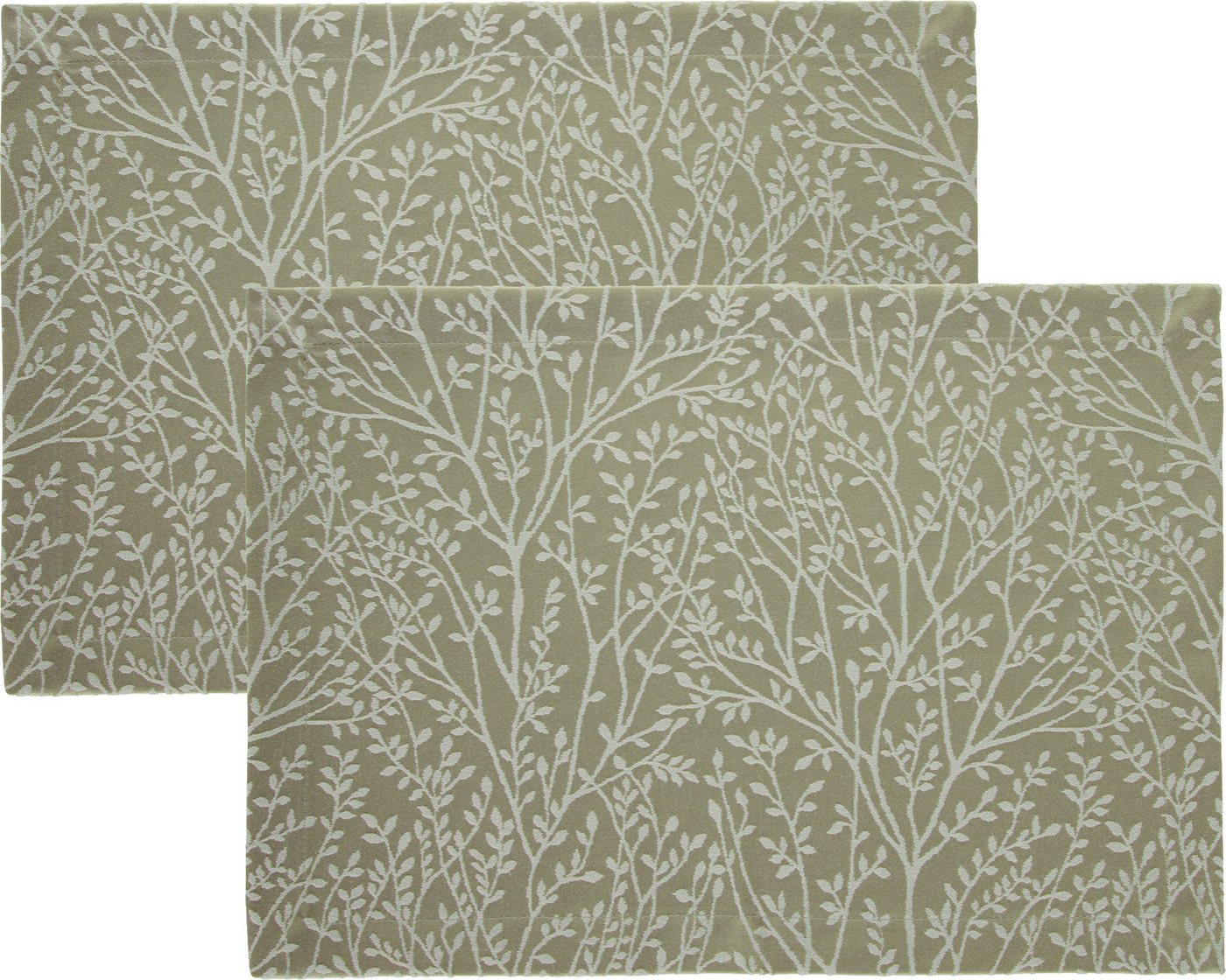 Erwin Müller Platzset Tischset "Malaga" 2er-Pack, fleckabweisend Ranke von Erwin Müller