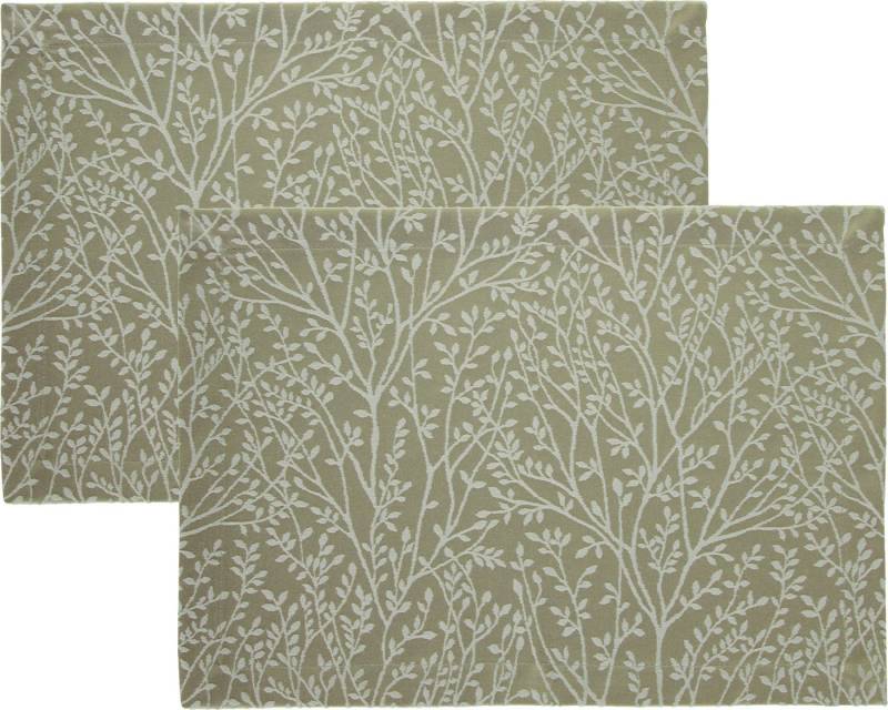 Erwin Müller Platzset Tischset "Malaga" 2er-Pack, fleckabweisend Ranke von Erwin Müller