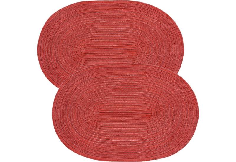 Erwin Müller Platzset Tischset "Silves" 2er-Pack, Uni von Erwin Müller