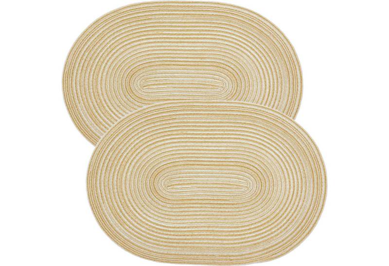 Erwin Müller Platzset Tischset "Silves" 2er-Pack, Uni von Erwin Müller