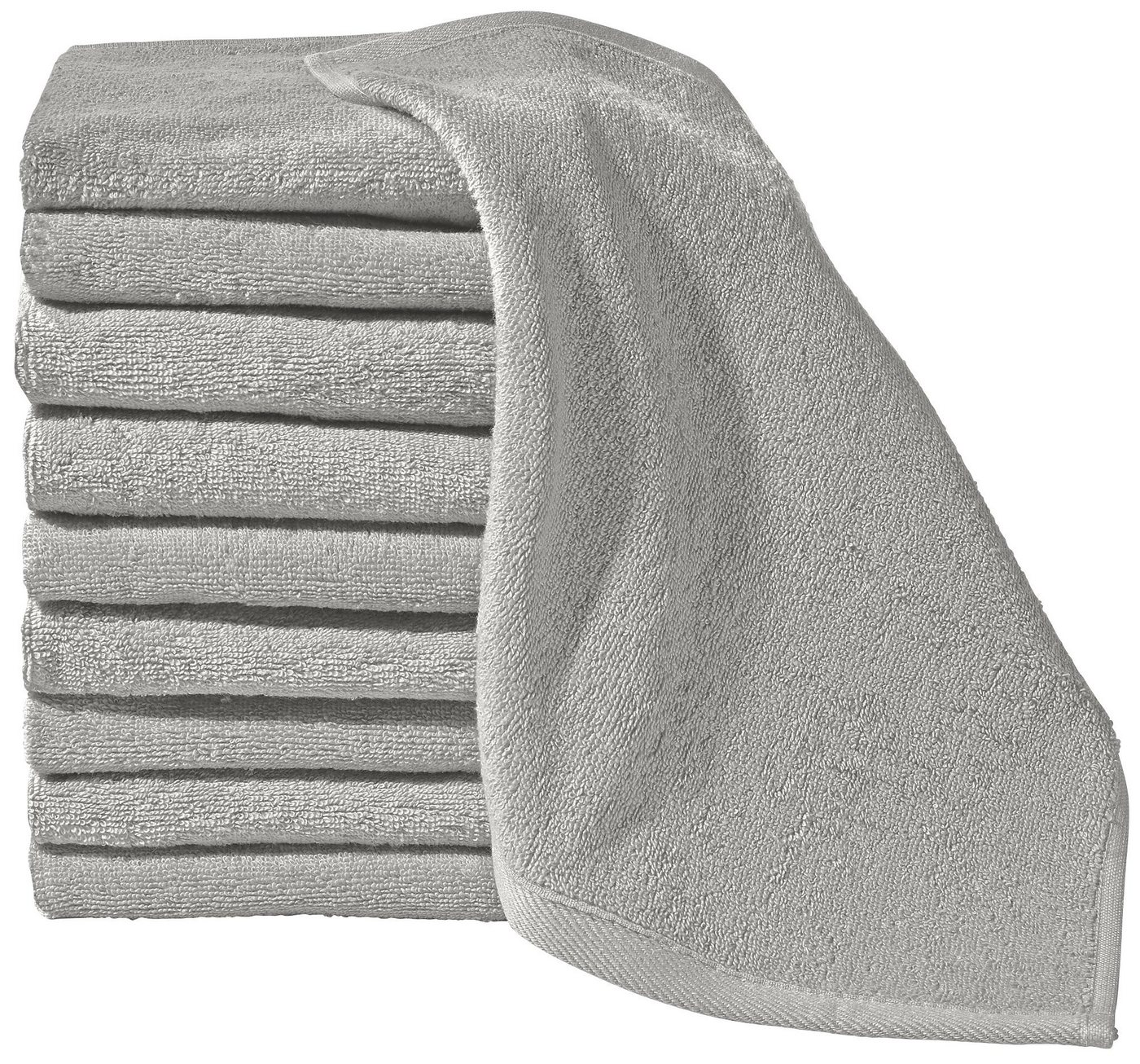 Erwin Müller Seiftuch Seiftuch "Heidenheim" 10er-Pack, Frottier, Walk-Frottier Uni von Erwin Müller