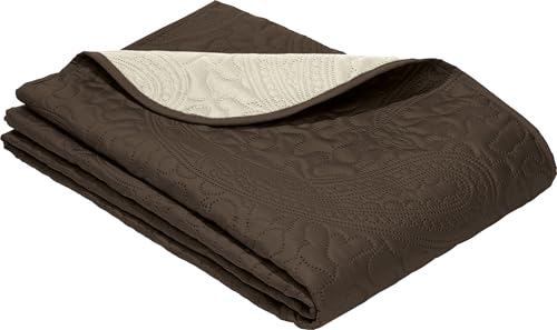 Erwin Müller Sessel- und Sofaschoner Dunkelbraun Größe 50x200 cm von Erwin Müller
