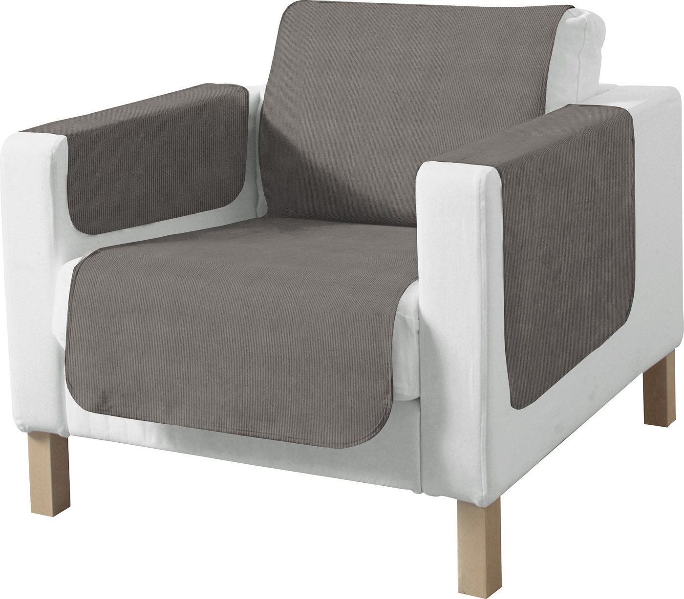 Erwin Müller Sesselschoner Sessel- und Sofaschoner, Cord mit Fleckschutz Uni Erwin Müller Sesselschoner Sessel- und Sofaschoner, Cord mit Fleckschutz Uni von Erwin Müller