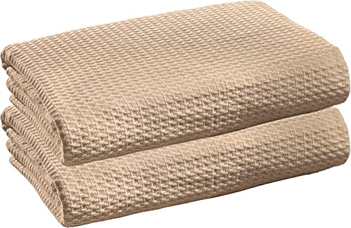 Erwin Müller Sommerdecke Siena im 2er-Pack, Baumwolldecke beige Größe 100x150 cm - luftig-leicht, weiche Qualität, sehr angenehm - 100% Baumwolle von Erwin Müller