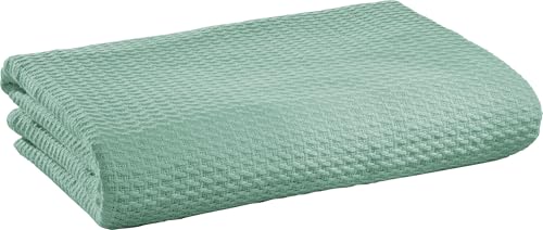 Erwin Müller Sommerdecke, Baumwolldecke Salbei Größe 220x240 cm - luftig-leicht, weiche Qualität, sehr angenehm - 100% Baumwolle von Erwin Müller
