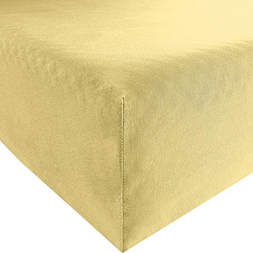 Erwin Müller Spannbettlaken Freising Elasthan-Jersey-Stretch - dehnbar, antipilling, bügelfrei, Rundumgummi - hellgelb Größe 140x200 cm - 160x220 cm Erwin Müller Spannbettlaken Freising Elasthan-Jersey-Stretch - dehnbar, antipilling, bügelfrei, Rundumgummi - hellgelb Größe 140x200 cm - 160x220 cm von Erwin Müller