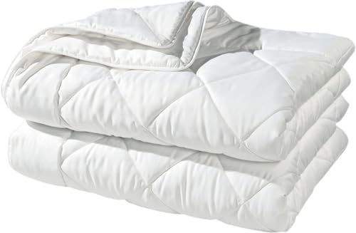 Erwin Müller Steppbett Agra 2er-Pack 60% Seide, 40% Baumwolle Weiss Größe 155x220 cm von Erwin Müller