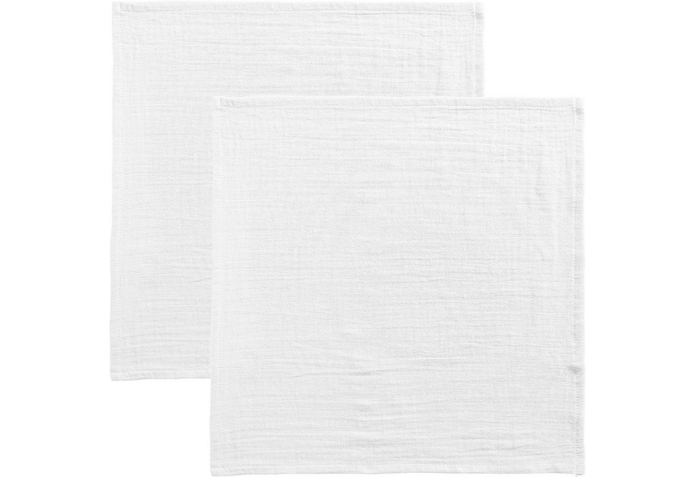 Erwin Müller Stoffserviette Serviette "Arona" 2er-Pack, Musselin Uni von Erwin Müller